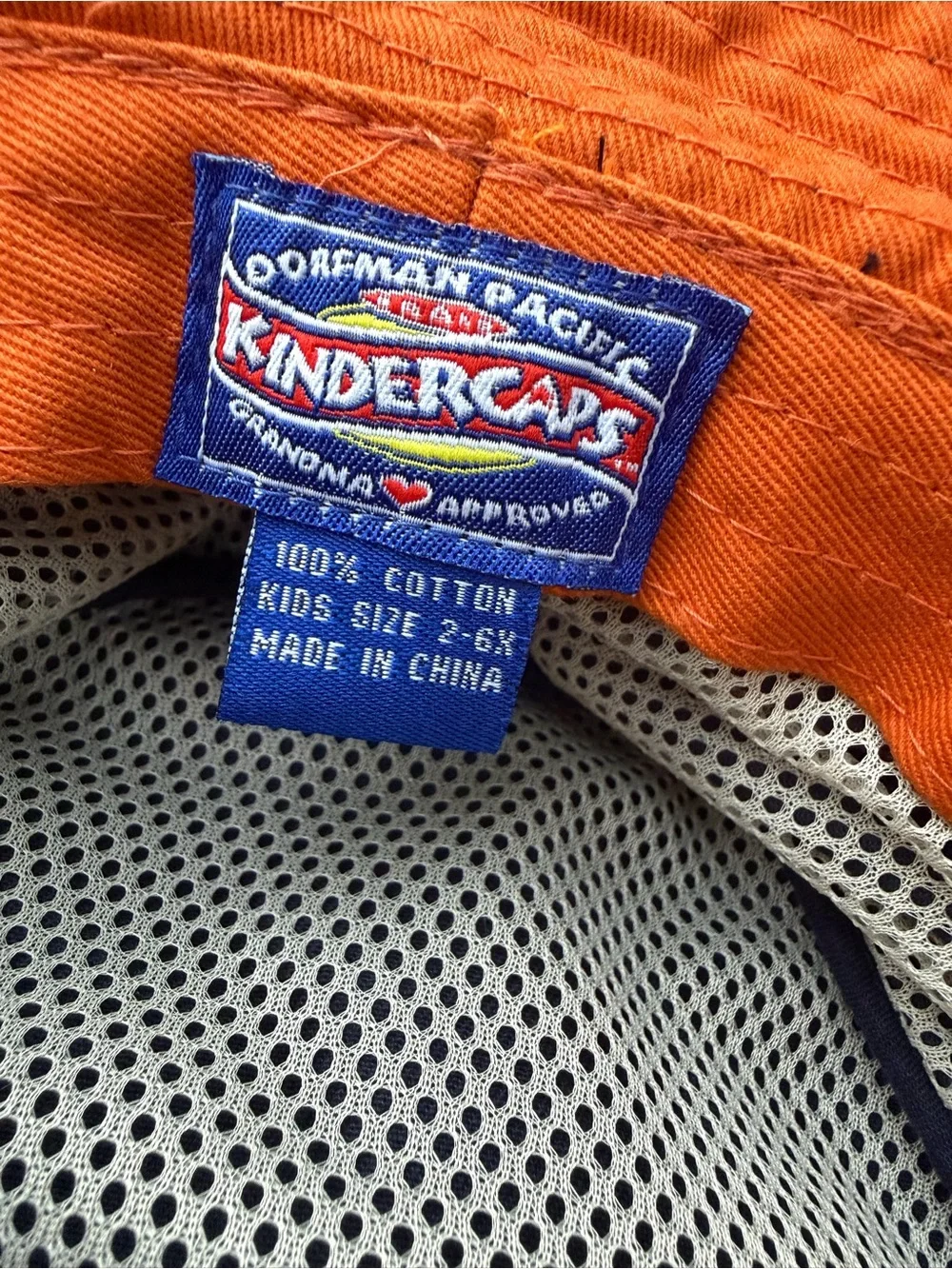 Dorfman Pacific Kindercap Kids Boonie Sun Beach Hat Cotton UPF50+ ~ Size 2-6X ~
